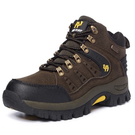Outdoor High Top Hiking Shoes Hiking Shoes Waterproof Sneakers