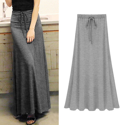 Split Skirt Women's Summer Long Skirt 100.00kg New Modal Strap A- line Skirt Slim-fit Long Skirt Skirt