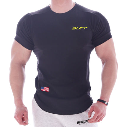 2021 Cross-border Europe and the United States New Quick-drying Fitness Sports Short-sleeved Men's T-shirt Summer Fitness Wear Casual Wear Manufacturers