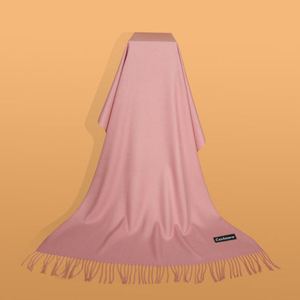 Ruifeng autumn and winter cashmere plain color men and women monochrome tassel warm shawl scarf factory delivery