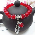 S491 Red chalcedony leaves