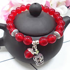 S491 Red chalcedony crown