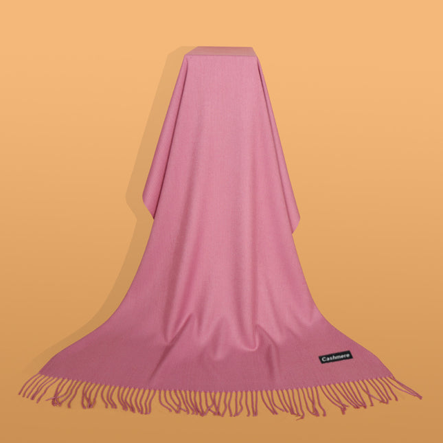 Ruifeng autumn and winter cashmere plain color men and women monochrome tassel warm shawl scarf factory delivery