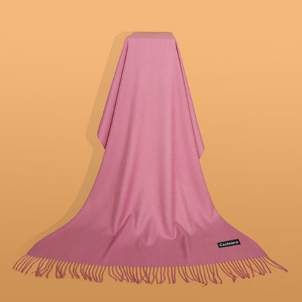Ruifeng autumn and winter cashmere plain color men and women monochrome tassel warm shawl scarf factory delivery