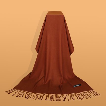 Ruifeng autumn and winter cashmere plain color men and women monochrome tassel warm shawl scarf factory delivery