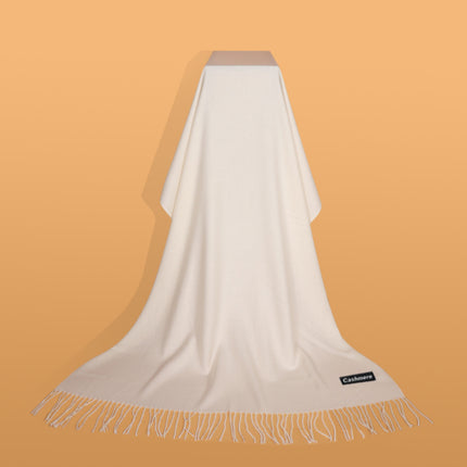 Ruifeng autumn and winter cashmere plain color men and women monochrome tassel warm shawl scarf factory delivery