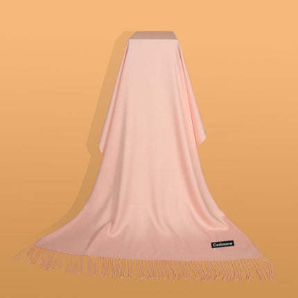 Ruifeng autumn and winter cashmere plain color men and women monochrome tassel warm shawl scarf factory delivery