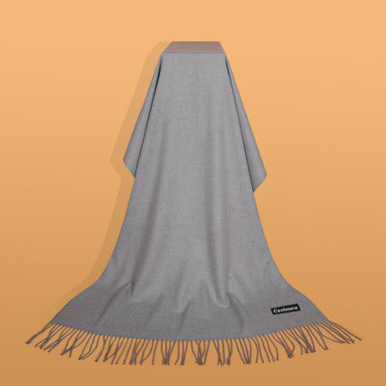 Ruifeng autumn and winter cashmere plain color men and women monochrome tassel warm shawl scarf factory delivery