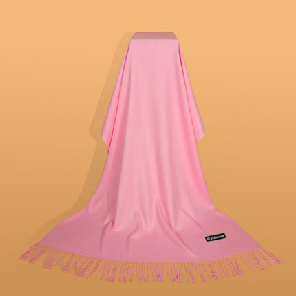 Ruifeng autumn and winter cashmere plain color men and women monochrome tassel warm shawl scarf factory delivery