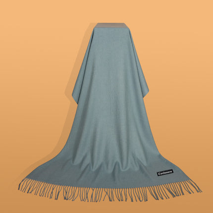 Ruifeng autumn and winter cashmere plain color men and women monochrome tassel warm shawl scarf factory delivery