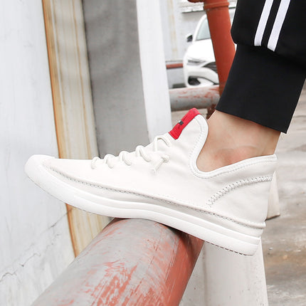 Men's shoes spring new white shoes Men's Fashion Trend Board shoes Joker casual shoes a generation of hair