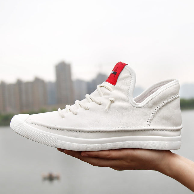 Men's shoes spring new white shoes Men's Fashion Trend Board shoes Joker casual shoes a generation of hair