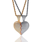 Left gold right silver color matching (a pair) + a pair of 3mm * 24inch stainless steel twist chain