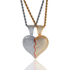 Left silver right Gold color matching (a pair) + a pair of 3mm * 24inch stainless steel twist chain