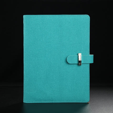 A5 Creative Loose-Leaf Notebook Custom-Made with Card Slot Textured Leather Notepad Business Loose-Leaf Notebook Custom Logo