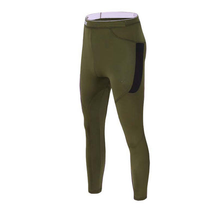 Quick-drying Tight Sweat-absorbent Sports Riding Suit New Men's Outdoor Fleece Thermal Sports Underwear Suit