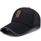 Mesh style-Black (buckle adjustment) / Adjustable fit 56-60cm head circumference