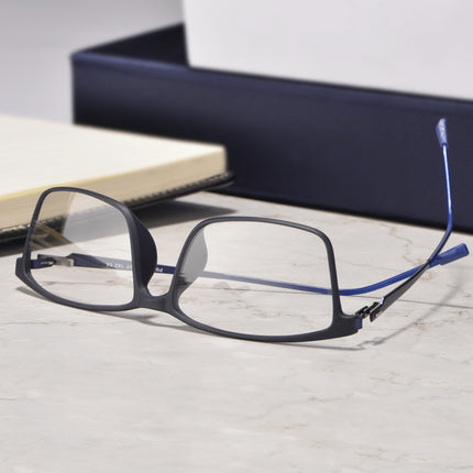 Baishifen E0207 Ultra Light TR90 Glasses Frame Full Frame Big Face Comfortable Glasses Frame Myopia Glasses for Men