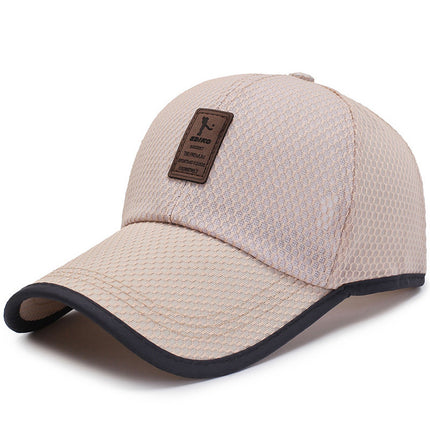 Hat Korean Style Extended Brim Baseball Cap Trendy Summer Men and Women Sunshade Fishing Hat Outdoor Sports Peaked Cap
