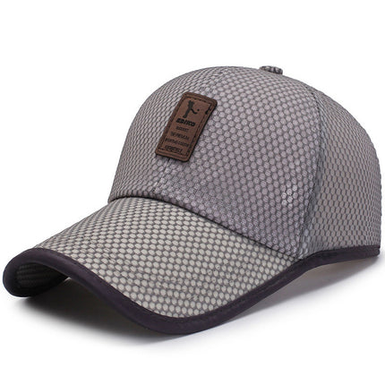 Hat Korean Style Extended Brim Baseball Cap Trendy Summer Men and Women Sunshade Fishing Hat Outdoor Sports Peaked Cap