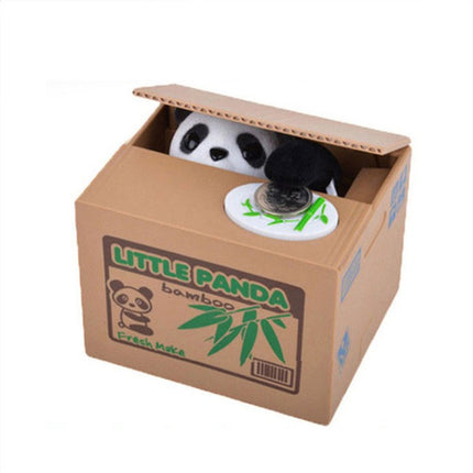 Cute creative money cat piggy bank children's toys greedy cat electric piggy bank stealing cat piggy bank coins
