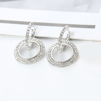 Simple and Elegant Earrings That Make the Face Look Slimmer, Round Shape, New Fashion Earrings for Women, Korean Trendy and Exquisite, Slimming Effect