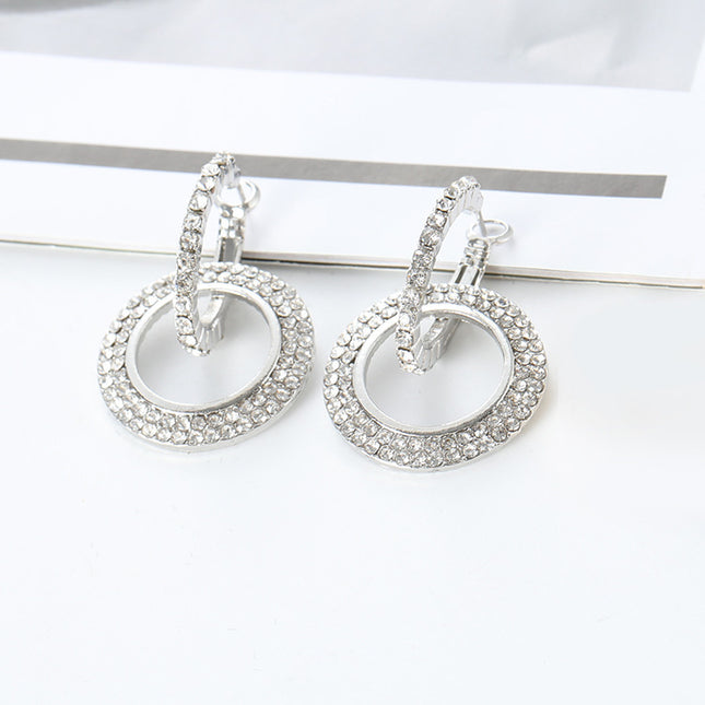 Simple and Elegant Earrings That Make the Face Look Slimmer, Round Shape, New Fashion Earrings for Women, Korean Trendy and Exquisite, Slimming Effect
