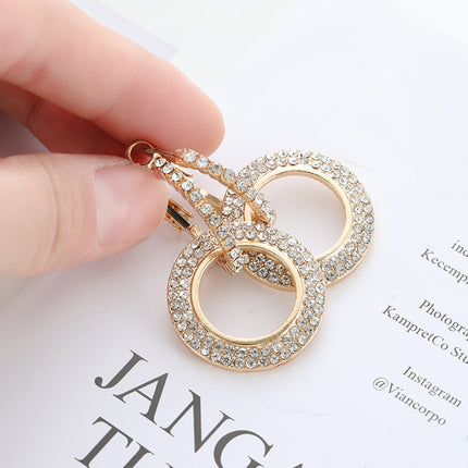 Simple and Elegant Earrings That Make the Face Look Slimmer, Round Shape, New Fashion Earrings for Women, Korean Trendy and Exquisite, Slimming Effect