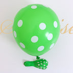 Wave point balloon: light green 100