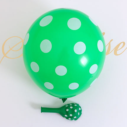 12-Inch 2.8g Polka Dot Latex Balloon Thick Polka Dot Printed Balloon Wedding Birthday Party Decoration