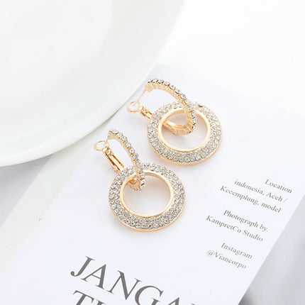 Simple and Elegant Earrings That Make the Face Look Slimmer, Round Shape, New Fashion Earrings for Women, Korean Trendy and Exquisite, Slimming Effect