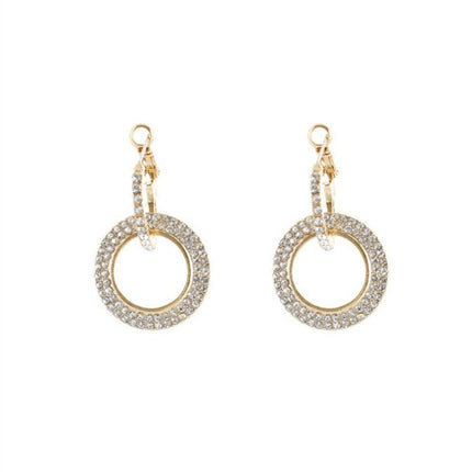 Simple and Elegant Earrings That Make the Face Look Slimmer, Round Shape, New Fashion Earrings for Women, Korean Trendy and Exquisite, Slimming Effect