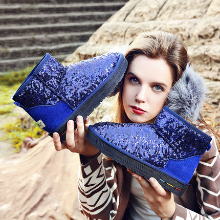 Women's Snow Boots 2026 Winter New Style Short Casual Versatile Warm Cotton Shoes Manufacturer Direct Shipping