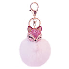 Pink + white fur ball