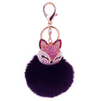 Pink + black fur ball