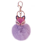 Pink + light purple fur ball