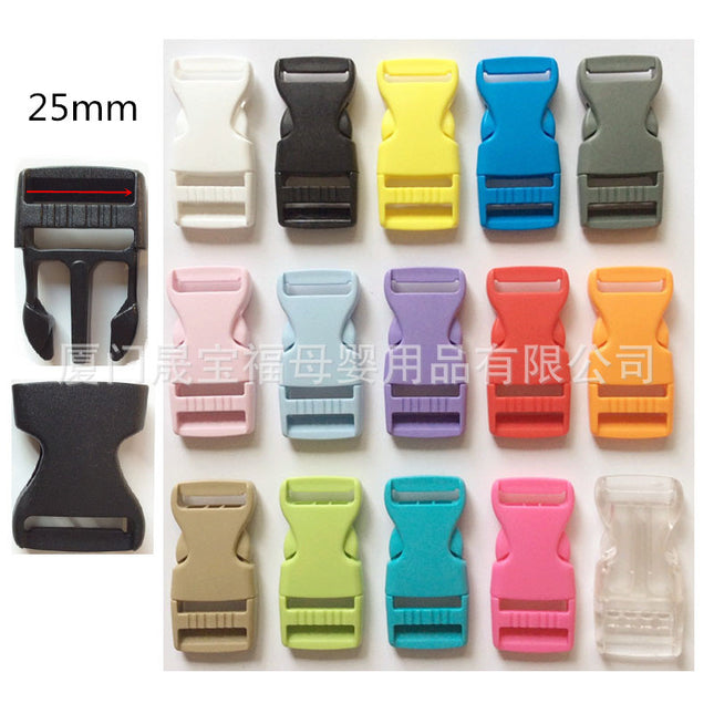 25mm Colorful Buckle Plastic Buckle Safety Buckle Buckle Carabiner Buckle Luggage Accessories Buckle