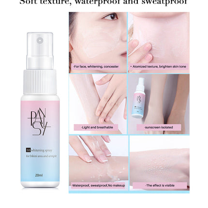 20ml Face Concealer Spray BB Whitening Isolate Cream Beauty Moisturizing Long Lasting Brighten Foundation Cosmetics Wholesale
