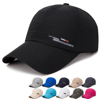 Men and women Korean quick-drying hat outdoor sports baseball cap summer sun hat breathable fishing cap net cap wholesale