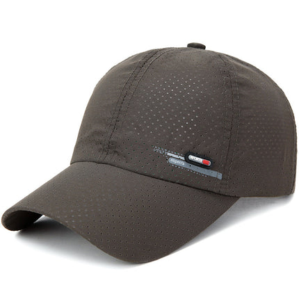 Men and women Korean quick-drying hat outdoor sports baseball cap summer sun hat breathable fishing cap net cap wholesale