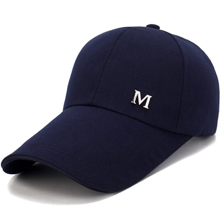 Hat Korean Style Extended Brim Baseball Cap Trendy Summer Men and Women Sunshade Fishing Hat Outdoor Sports Peaked Cap