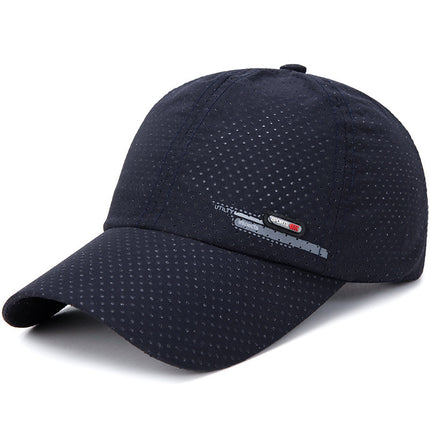 Men and women Korean quick-drying hat outdoor sports baseball cap summer sun hat breathable fishing cap net cap wholesale