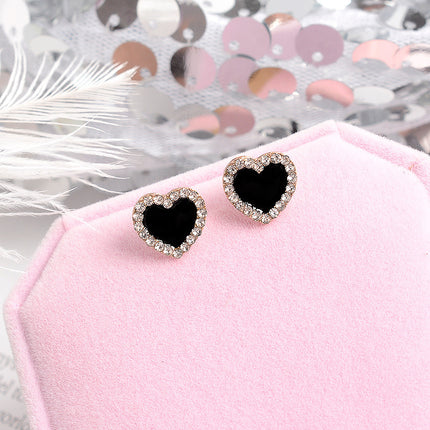 925 Silver Needle Oil Lucky Grass Star Earrings Korean Ins Internet Celebrity Elegant Slimming Earrings Women's Jewelry
