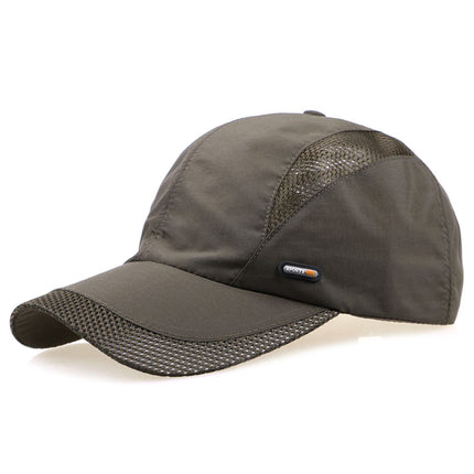 Men and women Korean quick-drying hat outdoor sports baseball cap summer sun hat breathable fishing cap net cap wholesale