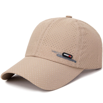 Men and women Korean quick-drying hat outdoor sports baseball cap summer sun hat breathable fishing cap net cap wholesale