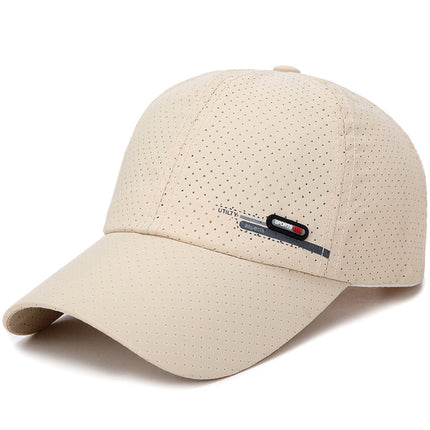 Men and women Korean quick-drying hat outdoor sports baseball cap summer sun hat breathable fishing cap net cap wholesale