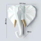 White Drawing Gold (Elephant)