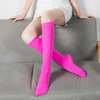 Rose red / 52cm (over-the-knee socks)