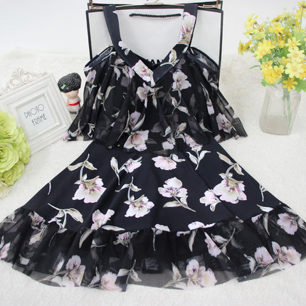 Swimsuit Women's Conservative Hot Spring Sexy Swimsuit Slim Belly Covering One-piece Large Size Swimsuit Fat mm200 Jin Big Chest