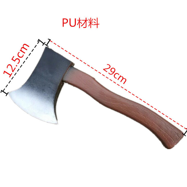 PU fire axe Halloween supplies savage axe cosplay props children's toys anime weapon hot sale